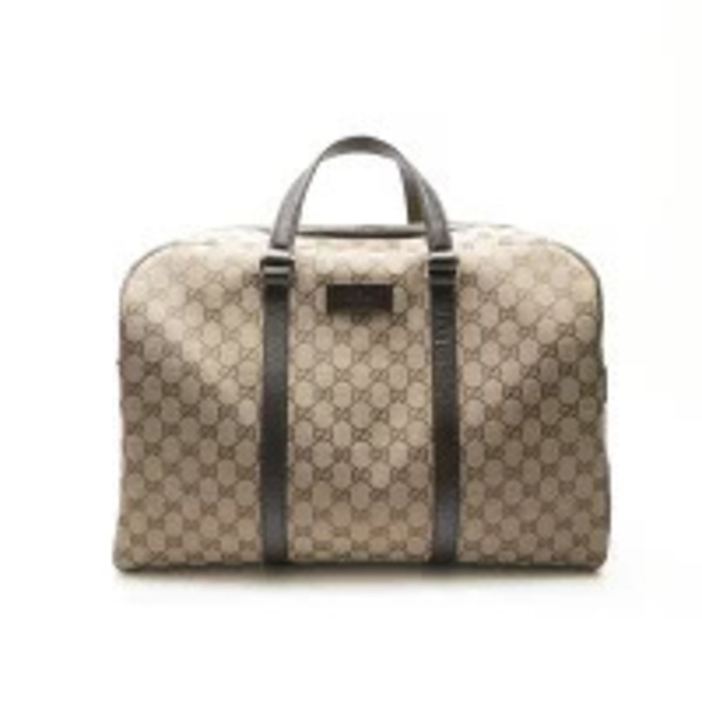 Gucci GG Bag Boston Canvas Brown